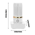 thumbnail image 3 of Inerposs USB Rechargeable Fruit Cleaner Machine, Portable Vegetable Washing Machine, Household Cleaning Device, 4800mAh Capsule Shape Fruit and Vegetable Purifier, Automated Food Washing Tool, 3 of 6
