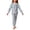 Blue, variant on HCYSFG Boys Christmas Pajama Sets Graphic Print 2 Piece Long Sleeve Crewneck Lounge Set Top And Pants Sleepwear Sets