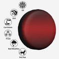 thumbnail image 6 of Kdxio Red Geometric Perforated Square Background for Tire Cover Wheel Protectors Tyre Covers Weatherproof Wheel Covers Universal Fit for Trailer Rv SUV Truck Camper Travel Trailers 17 inch, 6 of 8