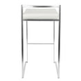 thumbnail image 5 of LumiSource Fuji Stacker 30" Fixed-Height Barstool - Set of 3, 5 of 5