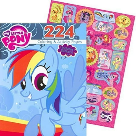 My Little Pony Christmas Coloring Pages My Little Pony Giant Coloring and Activity Book with Stickers (224 Pages) ()