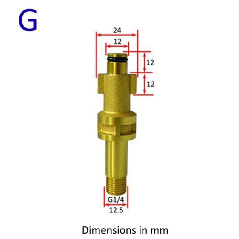 Metal Adapter Foam Nozzle Foam Generator Foam Gun Pressure Washer H3T5 F3K4