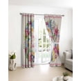 thumbnail image 3 of Happy Easter Blackout Curtains for Bedroom/Living Room, Thermal Insulated Kitchen Curtains, Spring Flower Pastoral Butterfly Retro Beige Grommet Darkening Window Treatment Drapes 42"x84"x2, 3 of 8