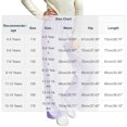 thumbnail image 3 of HAOTAGS Girls Striped Pants, Elastic Waist Straight Leg Pants with Pockets Casual Loungewear, 3 of 7