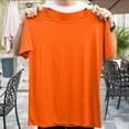 thumbnail image 7 of HAJWOH Womens Tops 2026 Summer Short Sleeve Shirts Beach Vacation Outfits Workout Tshirts Crew Neck Casual Plus Size Clothes M, 7 of 7