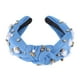 thumbnail image 5 of Accesorios para el cabello con diadema anudada de 1 pieza para mujeres en azul, 5 of 5
