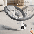 thumbnail image 5 of Baby Swing for Newborn to 12 Months, 5 Motion Modes & 3Stage Angle Adjustment, Bluetooth Music & Remote Control (battery not included), Removable Mosquito Net, Lightweight Aluminium Frame,, 5 of 7