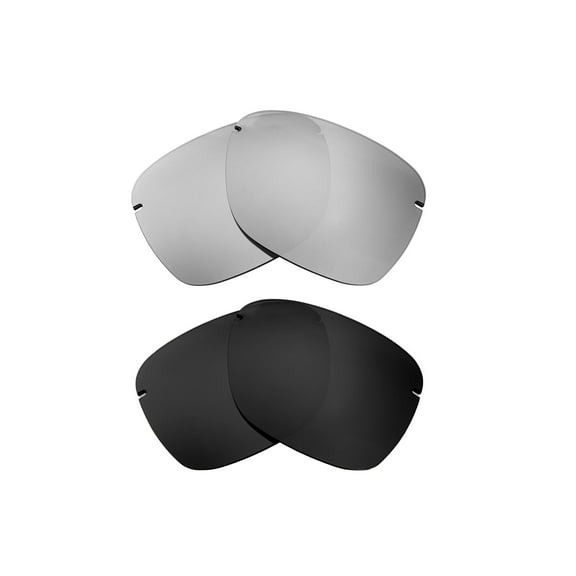 Walleva Polarized Titanium   Black Replacement Lenses For Oakley Tailhook Sunglasses