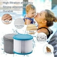 thumbnail image 4 of RELXTIME 8 Pack Spa Filter Cartridges for Pool Hot Tub Filters Replacement, 11.8" x 6.1" x 3.9", 4 of 6