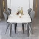 thumbnail image 1 of Rectangle Nordic Dining Table Industrial Luxury Elegant Modern Dining Table Italy Kitchen Mesa De Comedor Living Room Furniture My Lux Decor Round, 1 of 8
