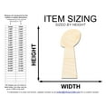 thumbnail image 2 of Unfinished Wood Football Trophy Shape 4" / 1/4", 2 of 3