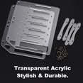thumbnail image 3 of Transparent Acrylic Hard Drive Rack with 4-10 Bay Customization - DIY-Friendly Installation, Enhanced Cooling & Stability - Includes Side Panels, Fan Mounting Strip & Screws, 3 of 7