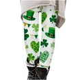 thumbnail image 4 of Cowsor Girls St Patrick's Day Printed Leggings Soft Stretch Comfortable Casual Pants For Daily Outdoor Wear, 4 of 7