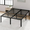 thumbnail image 3 of ZINUS Yelena 18 Inch Queen Metal Platform Bed Frame, Steel Slat Support, No Box Spring Needed, Eco Friendly WonderBox(TM) Packaging, Easy Assembly, Black, 3 of 5