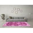 thumbnail image 3 of Ahgly Company Indoor Rectangle Abstract Pink Modern Area Rugs, 6' x 9', 3 of 4
