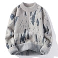 thumbnail image 2 of Suéter de cuello alto medio de otoño e invierno de entrega de una pieza, suéter grueso para hombre, suéter de moda para hombre, 2 of 5