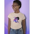 thumbnail image 2 of Colorful Profiled Woman T-Shirt Women -Image by Shutterstock, Female Large, 2 of 4