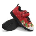 thumbnail image 3 of Pointodoor Ladybug Mummy Pumpkin Shoes for Boys Size 2.5 Fashion Sneakers Lightweight Mesh Athletic Running Tennis School Sports Shoes with Hook and Loops for Halloween, 3 of 7