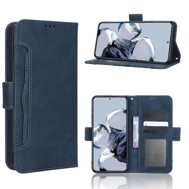 Funda Cartera Magnética para Xiaomi MI 12T/12T PRO 5G- Tarjetero Desmontable, Cuero PU, Soporte