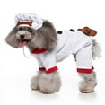 thumbnail image 6 of Pet Dog Costume of the Chef Style, Halloween Cat Dog Funny Clothes, Pet Hoodies for Dogs Cats Accessories w/Hat, S, 6 of 14
