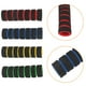 thumbnail image 4 of EeaseMX 8 pares de funda de manillar de bicicleta de esponja antideslizante empuñaduras de mano de bicicleta empuñadura de manillar universal negro amarillo + negro verde + negro rojo + negro azul, 4 of 8