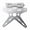Silver, variant on Aesthetic Upgrades License Plate Frame Aluminum for Motorcycle Modification