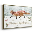 thumbnail image 4 of Woodland Christmas Collection A - Framed Gallery Wrapped Holiday Canvas - 25 x 37 - Gold Frame, 4 of 9