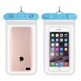 thumbnail image 1 of 2pcs Teléfono móvil Bolsa impermeable Buceo Pantalla táctil Cubierta Natación Impermeable Shell Doble capa Natación Cubierta impermeable con colores aleatorios Banban LingWen 8390613738141, 1 of 1