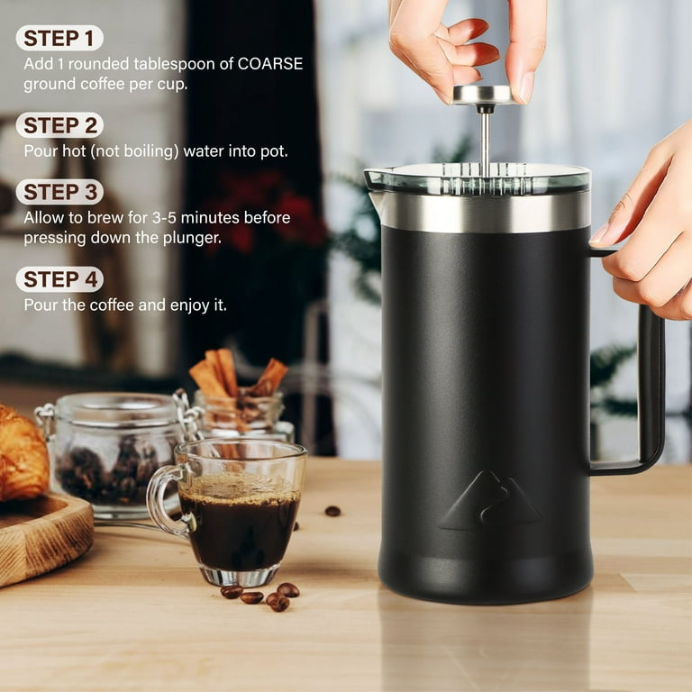 Coarse Ground Type Of Ground Coffee For French Press Espresso Can