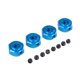 thumbnail image 5 of Conector hexagonal de metal RC, accesorios de bricolaje, piezas de repuesto para coche RC, fácil de instalar, cubo de rueda hexagonal Azul, 5 of 7