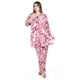 thumbnail image 4 of Set estampado de hojas Roman Fashion /Tallas Extras, 2526 (Vino) vino 40, 4 of 7