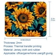 thumbnail image 4 of Skull Sunflower Mouse Pad for Wireless Mouse Home Office Desk Laptop with Rubber Base, 4 of 7