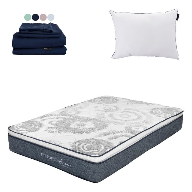 Colchón Queen Size Ghana + Almohada One + Sábanas Softy