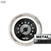 Tachometer Gauge w emblem-American Classic Black Black Modern Needles Chrome Trim Rings Style Kit DIY Install