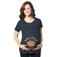 thumbnail image 4 of Our Little Pumpkin Maternity T Shirt Cute Pregancy Announcement Baby Shower Graphic Tee, 4 of 9