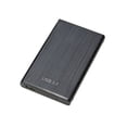 thumbnail image 1 of Injueey Caja de aluminio USB 3.0 a SATA 2.5 Caja de disco duro 6Gbps HDD  SSD Caja de disco externo de almacenamiento para tableta / computadora Estaciones de acoplamiento para portátiles Negro, 1 of 6