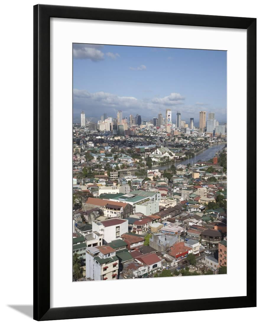 Manila Philippines Asia Skyline CANVAS WALL ART Picture Print Single