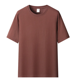 thumbnail image 1 of Camiseta de verano de media manga para hombre, pulóver de 230 g, corte holgado, algodón puro, camiseta en blanco para parejas, impresión de logotipo, 1 of 4