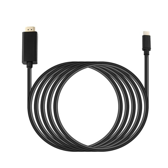 Câble USB C vers HDMI-compatible Câble USB 3.1 Type C Mâle vers HDMI-compatible 4K UHD 1.8m Câble USB C vers HDMI-compatible
