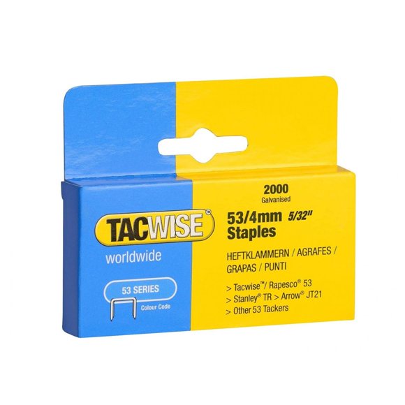 Tacwise 53 Agrafes Légères (type Jt21 A)