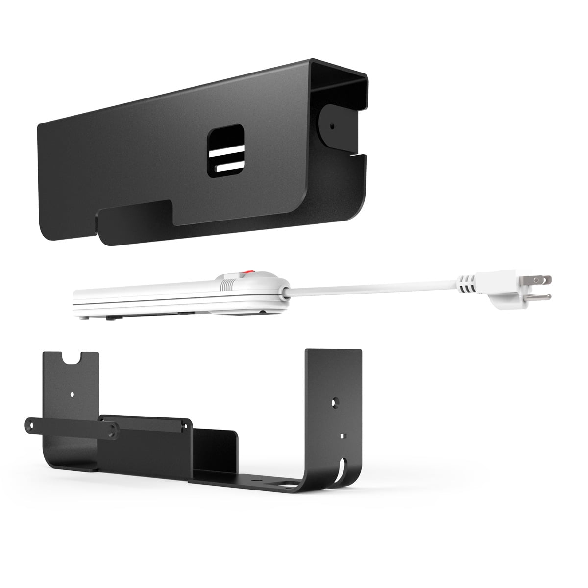 Security Power Strip US 6 plugs Black