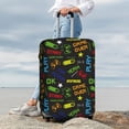 thumbnail image 3 of Lsque Pixel Game Printed Luggage Cover, Travel Luggage Protector,Scratch and Dirt Resistant, Fits 18-32 Inch Luggage - Medium, 3 of 9
