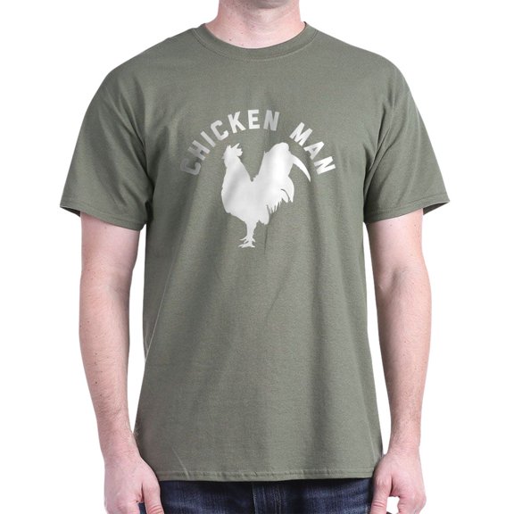 CafePress - Chicken Man Dark T Shirt - Men's Classic Graphic Cotton T-Shirt