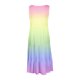 thumbnail image 4 of Vestidos de verano Umfun para mujer, tallas grandes, sin mangas, moda femenina, para vacaciones, verano, color sólido, sin mangas, para fiesta y playa., 4 of 5