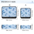 thumbnail image 3 of 2 Pcs Seat Belt Strap Covers Pad for Car Soft Flannel Car Seat Belt Shoulder for All Cars Blue Bows and Ribbons, 3 of 8