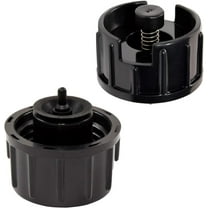 HQRP 2-pack Bottle Valve Cap compatible with Bemis Essick Air AirCare 4D6-800, 4D7-300, 4D7-800, 4DTS 300, 4DTS 400, 4DTS 900 Console Humidifiers, 1980 1B5060000