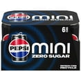 thumbnail image 2 of Pepsi Zero Sugar Cola Soda Pop Mini Cans 6 ct / 7.5 fl oz - 2 Box, 2 of 5