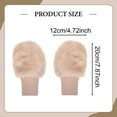 thumbnail image 5 of Guantes de entrenamiento de golf de invierno, medio guantes, decorativos, modernos, gruesos y ligeros. Caqui, 5 of 5