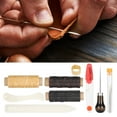 thumbnail image 4 of Leather Working Tools, 14Pcs Hand Stitching Kit Leather Sewing Repair Kit Leather Hand Working Tools Kit, For DIY Sewing Leather Repair Crafts, 4 of 8