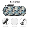 thumbnail image 3 of KLL Butterflys Print Eyeglass Case for Men & Women's Classy Travel Eyewear Holder Case Zipper Eyeglasses Case With Hook, 3 of 6